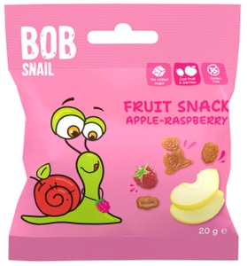 Bob Snail ovocný snack jablko-malina