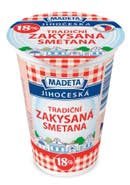 Madeta Jihočeská zakysaná smetana 18%