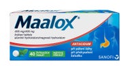 Maalox 40 žvýkacích tablet