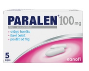 Paralen 100 mg 5 čípků