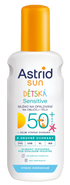 Astrid SUN Dětské mléko na opalování Sensitive sprej SPF 50+