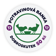 Dobroskutek Potravinová sbírka 50 Kč