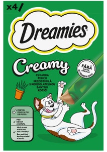 Dreamies Creamy Catnip pro kočky 4x10g