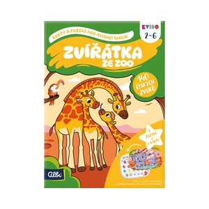 Albi Kvído Zvířátka ze zoo karty a puzzle pro Mluvicí tablík 2