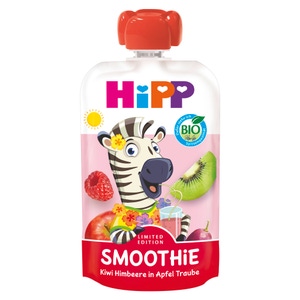 HiPP BIO Smoothie Jablko, červené hrozno, kiwi, maliny