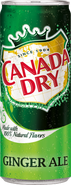 Canada Dry Ginger Ale, plech