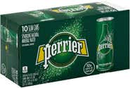 Perrier Přírodní Minerální voda perlivá, plech, 10x250ml