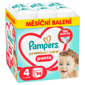 Pampers Premium Plenkové kalhotky Monthly Box, vel. 4 (9-14 kg)