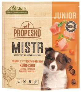 Propesko Mistr JUNIOR granule s čerstvým kuřecím