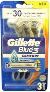 Gillette Blue3 Comfort jednorázová holítka