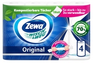 Zewa Wisch&Weg Original kuchyňské utěrky, 4 role