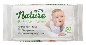 Bebiko Dětské vlhčené ubrousky Natur Water