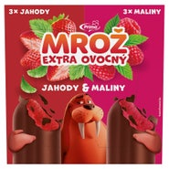 Mrož jahoda, malina multipack 6x50ml