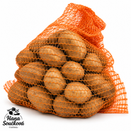 Farma Hana Součková Brambory hranolkové žluté pozdní 40+, varný typ B/C, odrůda Agrie, síť
