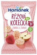 Hamánek Rýžová kolečka, Jahoda & Jablko