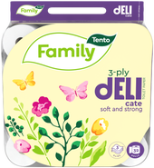Tento Delicate Toaletní papír 3vrstvý, 32 rolí