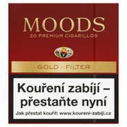 Moods Doutníky Gold Filter 20s
