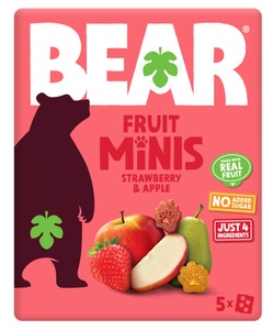Bear Fruit Minis jahoda a jablko 5x20g