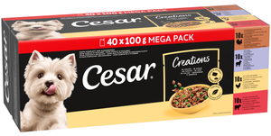 Cesar Selection v omáčce 40pack pro psy