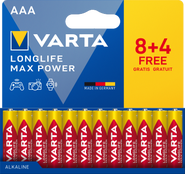 Varta Longlife Max Power AAA, 8+4