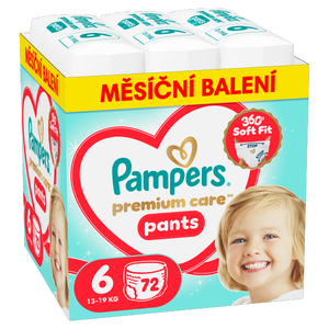 Pampers Premium Plenkové kalhotky Monthly Box, vel. 6 (13-19 kg)