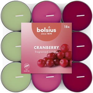 Bolsius Čajové svíčky Cranberry