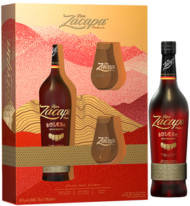 Zacapa 40% + skleničky