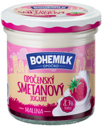 Bohemilk Opočenský smetanový jogurt malina