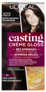 L´Oréal Paris Casting Creme Gloss semipermanentní barva na vlasy, odstín 323 horká čokoláda