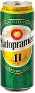 Zlatopramen 11. světlý ležák. plech