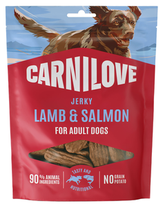 Carnilove Jerky Lamb & Salmon pro psy