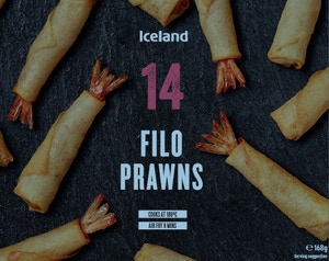 Iceland Prémiové krevety křupavém filo těstíčku