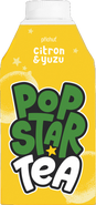 Popstar Tea ledový čaj s příchutí citronu a yuzu