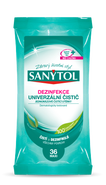Sanytol Dezinfekce jednorázové čisticí utěrky s vůní eukalyptu