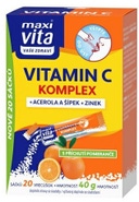 Maxi Vita Vitamin C komplex + acerola + šípek + zinek
