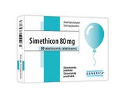 Generica Simethicon 80 mg 50 kapslí