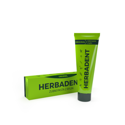 Czech Republic product data sample: Herbadent Bylinná zubní pasta s fluoridem