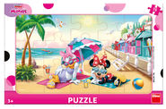 Dino Toys Minnie: Oslava, deskové Puzzle, 15 dílků