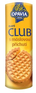 Opavia Zlaté Club sušenky s máslovou příchutí