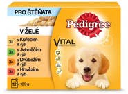 Pedigree Junior Kuřecí a krůtí maso ve šťávě  12 x 100g