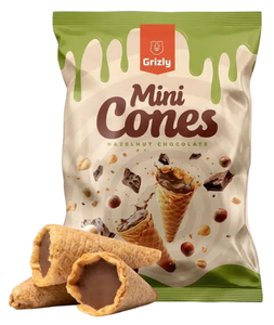 GRIZLY Mini kornoutky lískooříškové