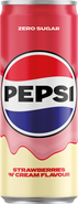 Pepsi Cream Strawberry Zero