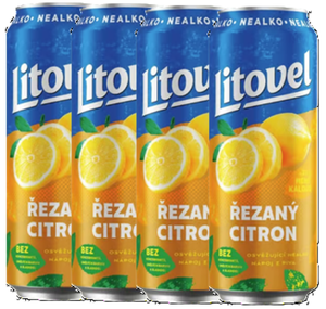 Litovel Řezaný citrón nealko 4x0,5l