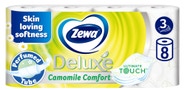 Zewa Deluxe Camomile Comfort toaletní papír 3vrstvý, 8 rolí