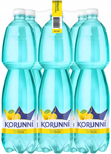 Korunní Citron jemně perlivá 6x1,5l