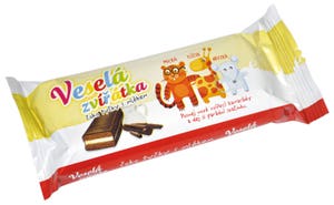 Veselá zvířátka Čoko tyčka s mlékem