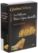Casino Délices Mini palačinky s cheddarem