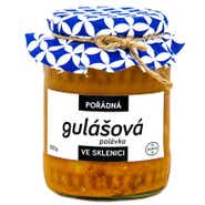 Pořádně ve sklenici Gulášová polévka