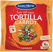 Santa Maria Veggie tortilla mrkev, 6 ks