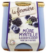 La Fermiére Jogurt ostružina a borůvka, zrající v terakotě